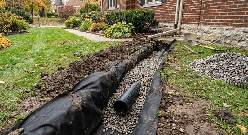 French Drain Replacement in Tuscaloosa, AL