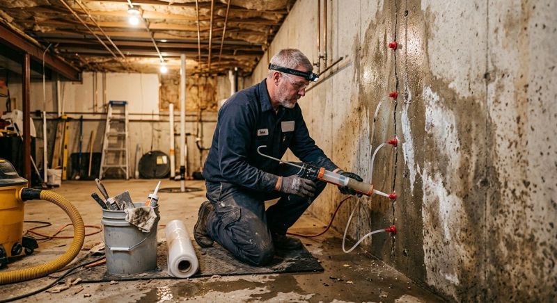 Wet Basement Repair in Montgomery, AL